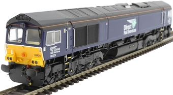 Class 66 66429 in DRS plain livery