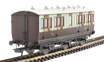 6 wheel composite lavatory (1st/3rd) 4020 in LNWR livery - with working lighting