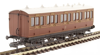 6 wheel 3rd in 504 LBSCR umber - with working lighting