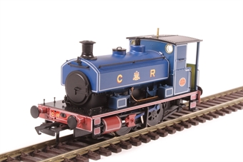 Andrew Barclay 0-4-0ST 14GÇ¥ 1863 in Caledonian Railway lined blue