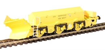 Beilhack snow plough (ex Class 40) ZZA ADB965577 in BR yellow