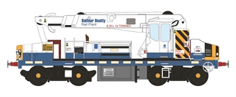 YOB Plasser 12t GPC crane DRP81532 in Balfour Beatty white and blue (1999-Present)