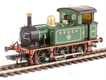 SECR P Class 0-6-0T 753 in SE&CR full lined green (with brass)