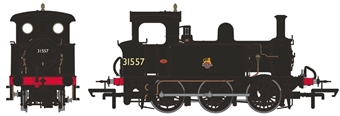 SECR P Class 0-6-0T 31557 in BR black with early emblem