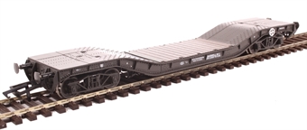 Warwell wagon 50t with diamond frame bogies MS.1 in WD livery (GWR)