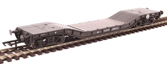 Warwell wagon 50t with diamond frame bogies in WD livery (LNER)