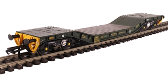 Warwell wagon 50t with Gloucester GPS bogies MODA95536 in MOD 2000s olive