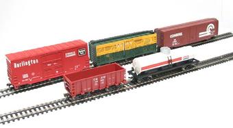 USA freight cars - Pack of 5