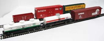 USA freight cars - Pack of 6
