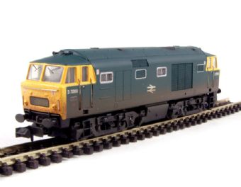 Class 35 Hymek diesel D7099 in BR blue (weathered and unboxed)