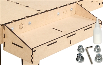Hattons Baseboard kit controller shelf - Plywood