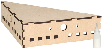 Hattons Baseboard kit 1' x 1' corner - Plywood