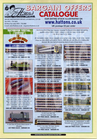 Hattons 8-page brochure - Bargain offers November 2001