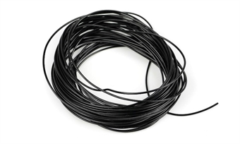 10 Metres of 7 x 0.2mm layout wire - black
