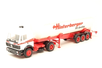 Mercedes SK 1735 with tank trailer 'Hinterberger'