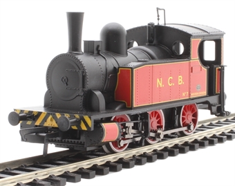 0-6-0T No.7 in National Coal Board red