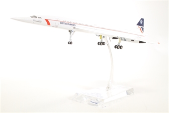 Aerospatiale/BAe Concorde British Airways G-BOAE Landor colours with Gear & stand