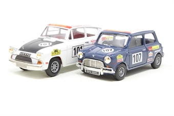 Mini Cooper S & Allardette Anglia Historic Rally Set