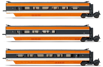 TGV Sud-Est 3 car additional coach pack in SNCF orange - 'World Speed Record 1981'