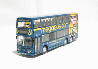 Leyland Olympian d/deck bus "Megabus.com" London/Manchester