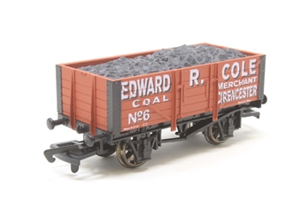 5-Plank Open Wagon - 'Edward R. Cole' - special edition of 250 for Hereford Model Shop