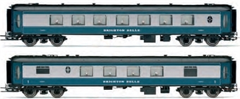 Class 5BEL Pullman Brighton Belle 1967 2 Car Pack in BR blue and grey Pullman livery