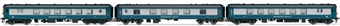 Class 5BEL Pullman Brighton Belle 1967 3 Car coach pack in BR blue and grey Pullman livery