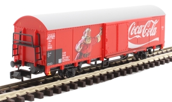 4 wheel closed wagon "Coca Cola - Christmas"