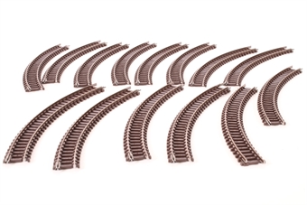 Train Track Bend R1, 45 degrees