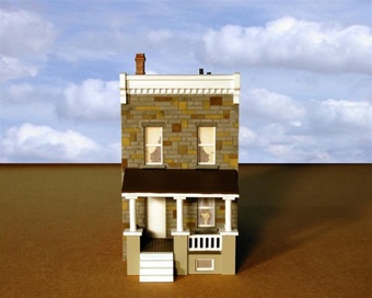 Hampden Rowhouse Formstone Facade