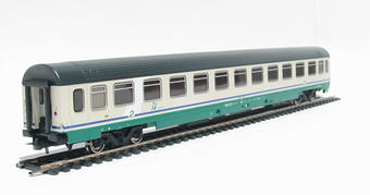 Express train 1st class UIC-Z type coach of the Italian FS in XMPR Trenitalia livery (alt running number) Epoch V 