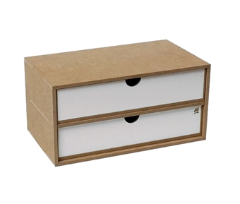 Modular Organizer flat drawers module x 2 - flat-pack kit