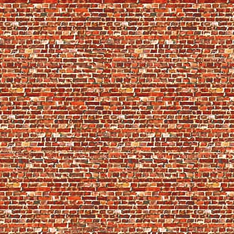 Self-adhesive building papers - Old dark red brick - Pack of five A4 sheets