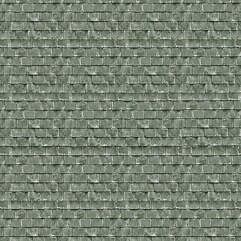 Self-adhesive building papers - Green roof tiles - Pack of five A4 sheets