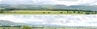 Premium 9 inch photographic backscene - "Hills and Dales" - Pack D