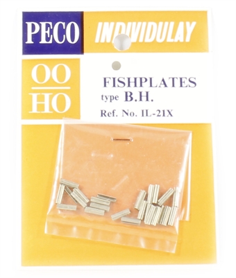 Fishplates, for bullhead rail, nickel silver