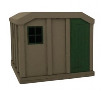 Lineside concrete hut - SR style - lasercut kit