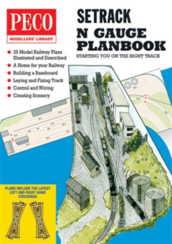 Setrack N gauge planbook with 25 plans (48-page in A4 size)