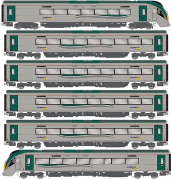 IE 22000 Class 'ICR' 6-car unit in Irish Rail original 'Intercity' grey & green - with Sculfort Locotractor