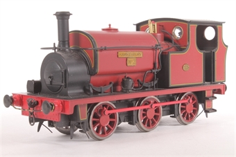 Hudswell Clarke 0-6-0ST No2 "Hawkesbury" in Lined Red