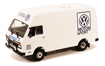 Volkswagen LT van white "VW Motor Sport"