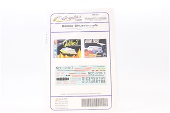 Galileo Shuttlecraft Decals