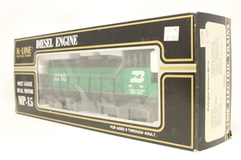 EMD MP15 #2248 of the Burlington Northern (3-rail AC)
