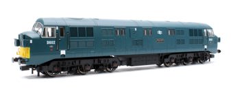 Class 41 Warship D602 'Bulldog' in BR blue with small yellow panels