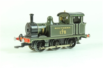 SECR Class P 0-6-0 178 in Southern green - Wills kit built - motor runs but needs minor pickup attention
