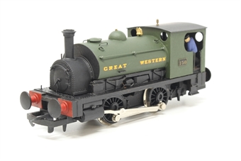0-4-0ST 150 in GWR green with 'Great Western' lettering - built from unknown kit
