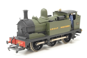 0-6-0T 802 in GWR green with 'Great Western' lettering - built from unknown kit
