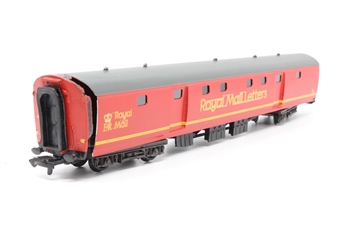 Mk1 TPO travelling post office coach in Royal Mail Letters livery - built from unknown kit