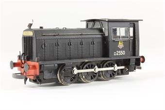 Class 05 shunter D2550 in BR black - Silver fox kit on Bachmann Chassis