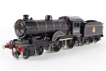 Class D16/3 62535 in BR Lined Black with early crest - slow runner